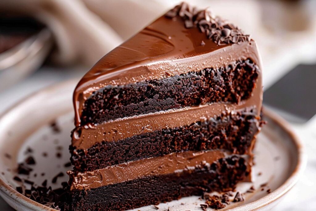 Pastel de mousse de chocolate negro imagen destacada