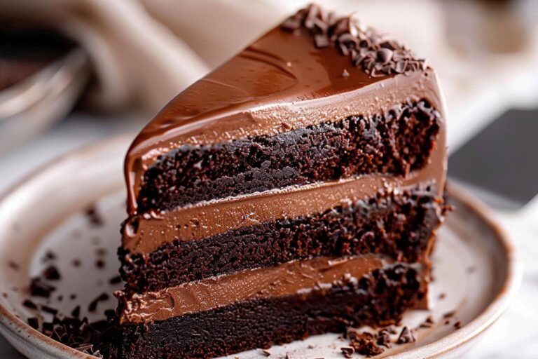 Pastel de mousse de chocolate negro imagen destacada