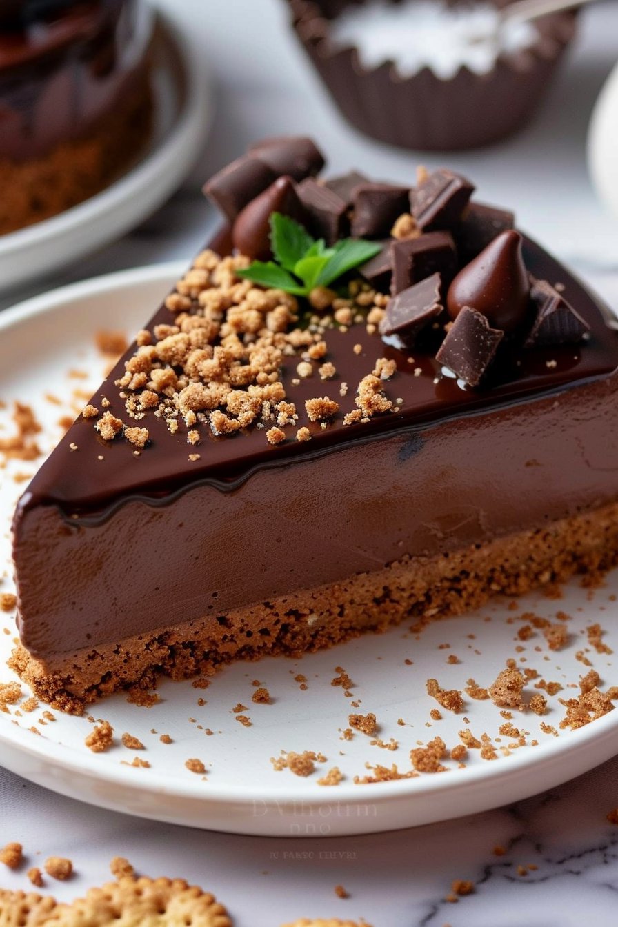 Tarta De Chocolate Sin Horno imagen de presentación