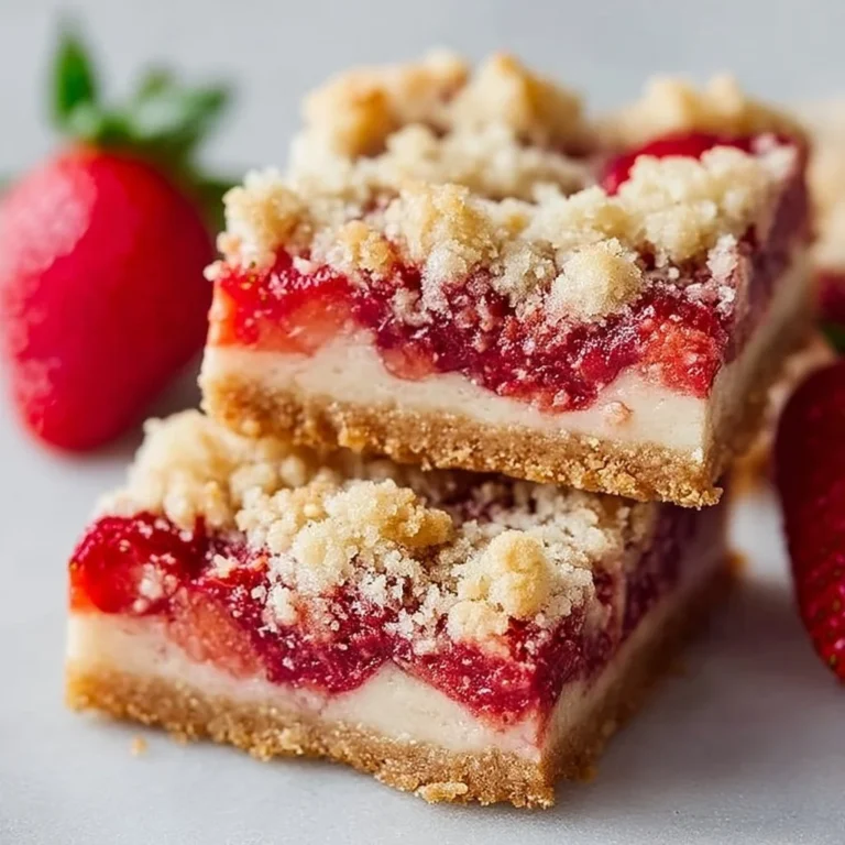 Barras de Crumble de Fresa Keto deliciosas y saludables