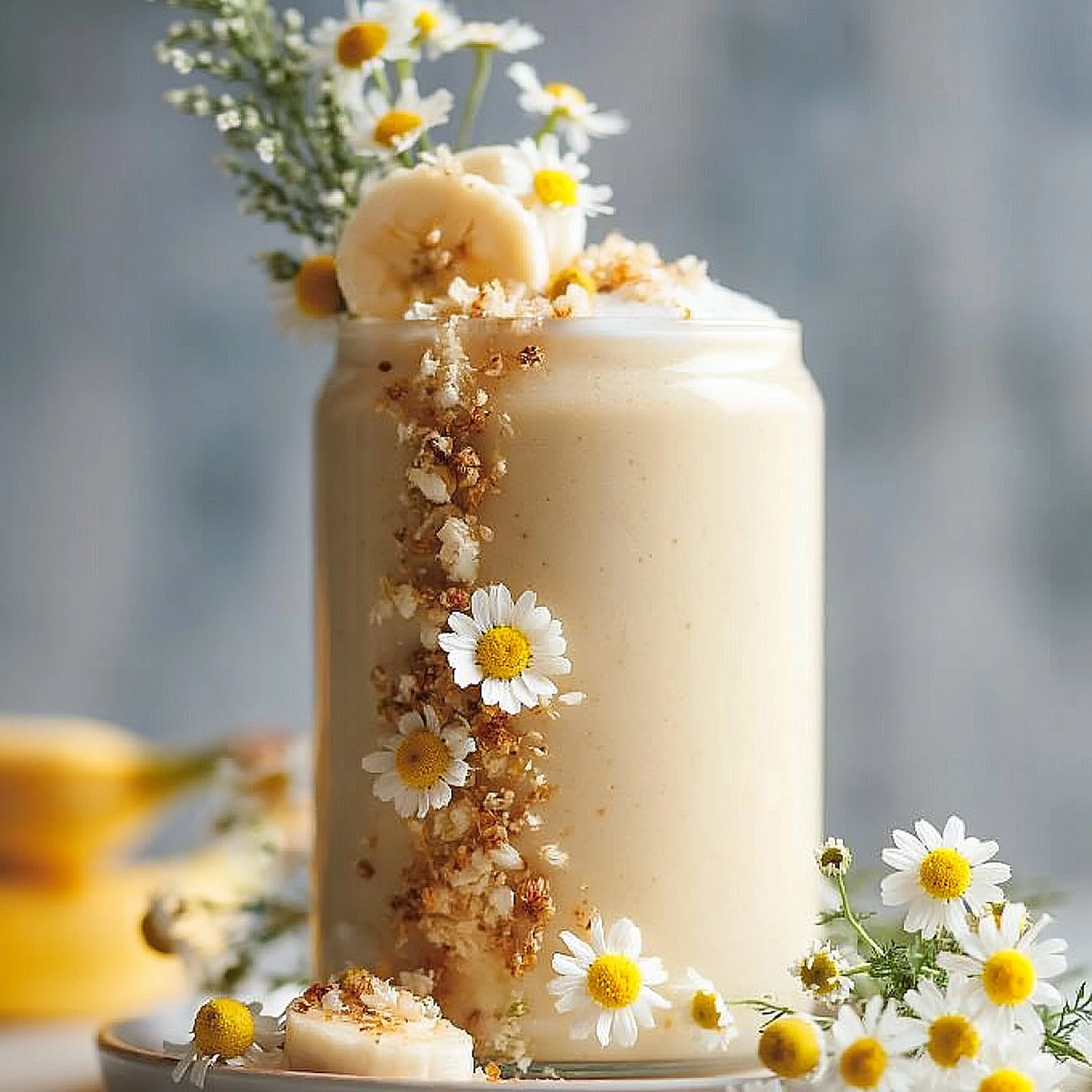 Batido de Té de Manzanilla y Plátano