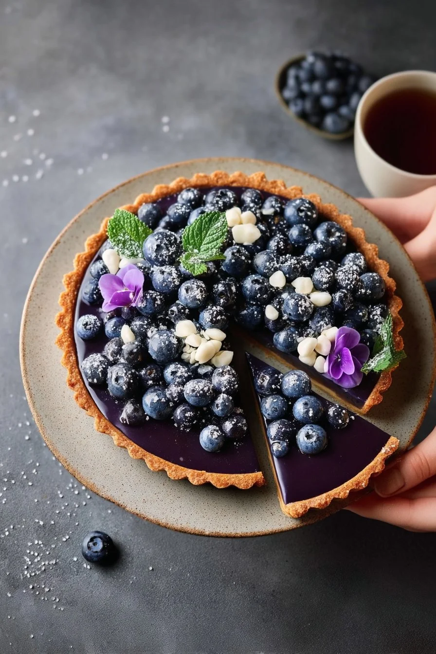 Blueberry Tart with Earl Grey
