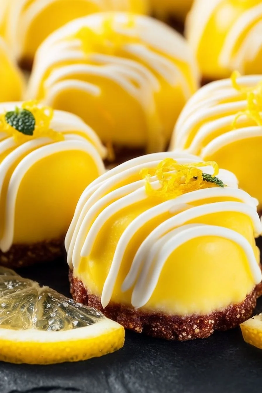 Bocaditos de Cheesecake de Limón