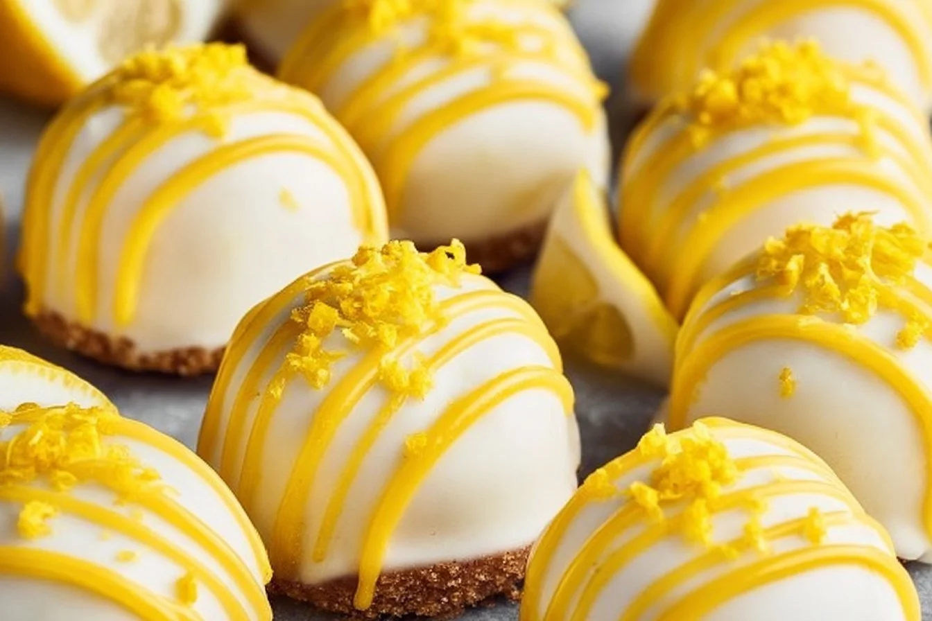Bocaditos de Cheesecake de Limón