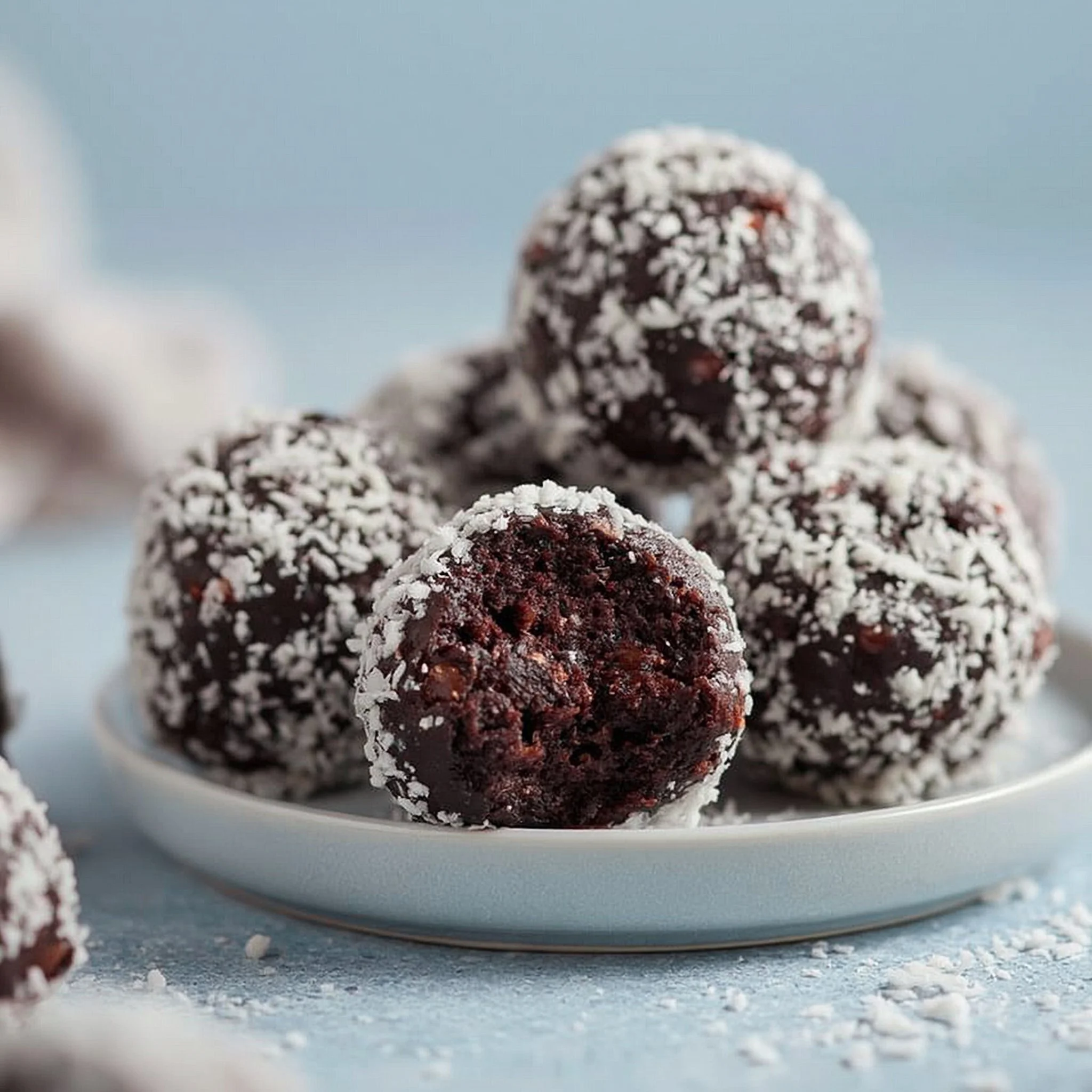 Bolas de Brownie de Dátiles