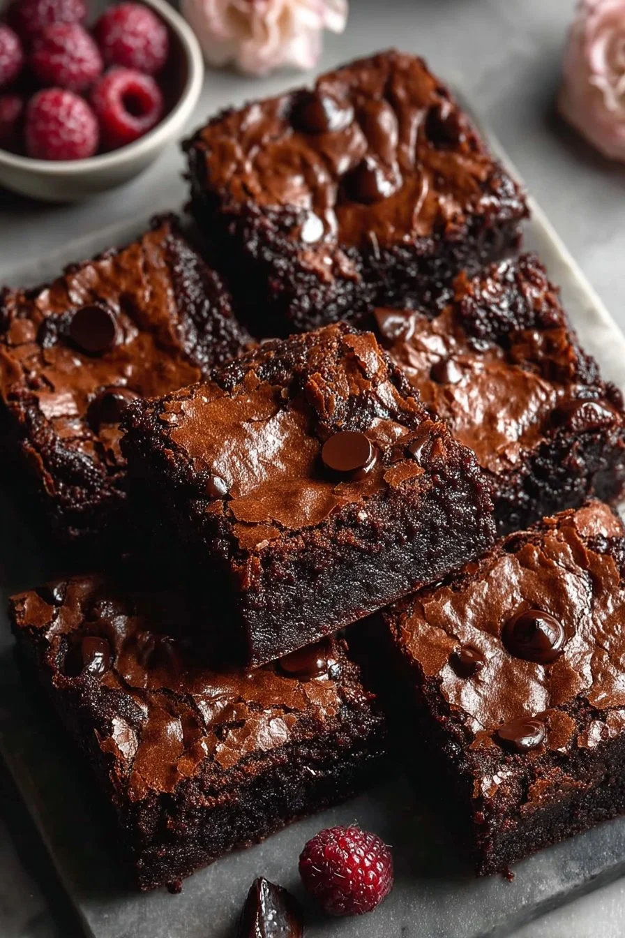 Brownies de yogur griego
