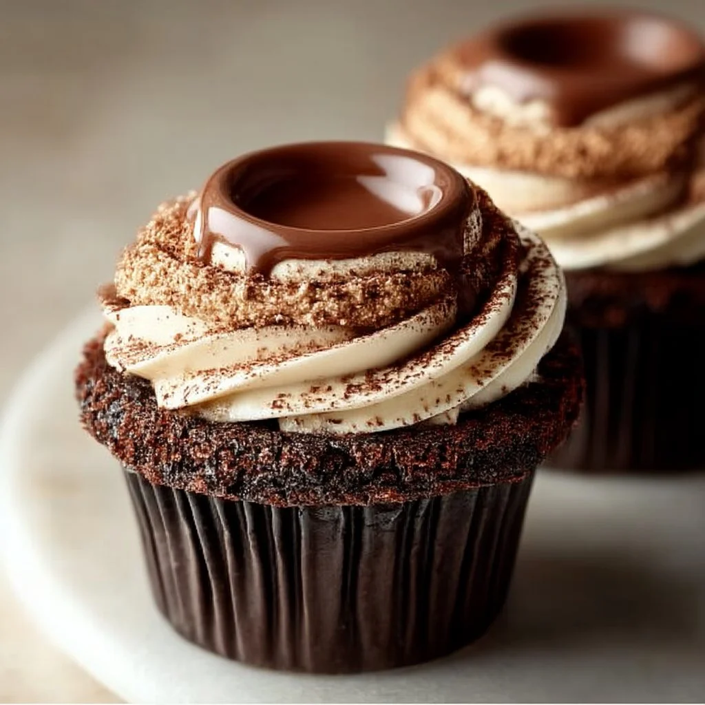 Cupcake de Tiramisu de Chocolate