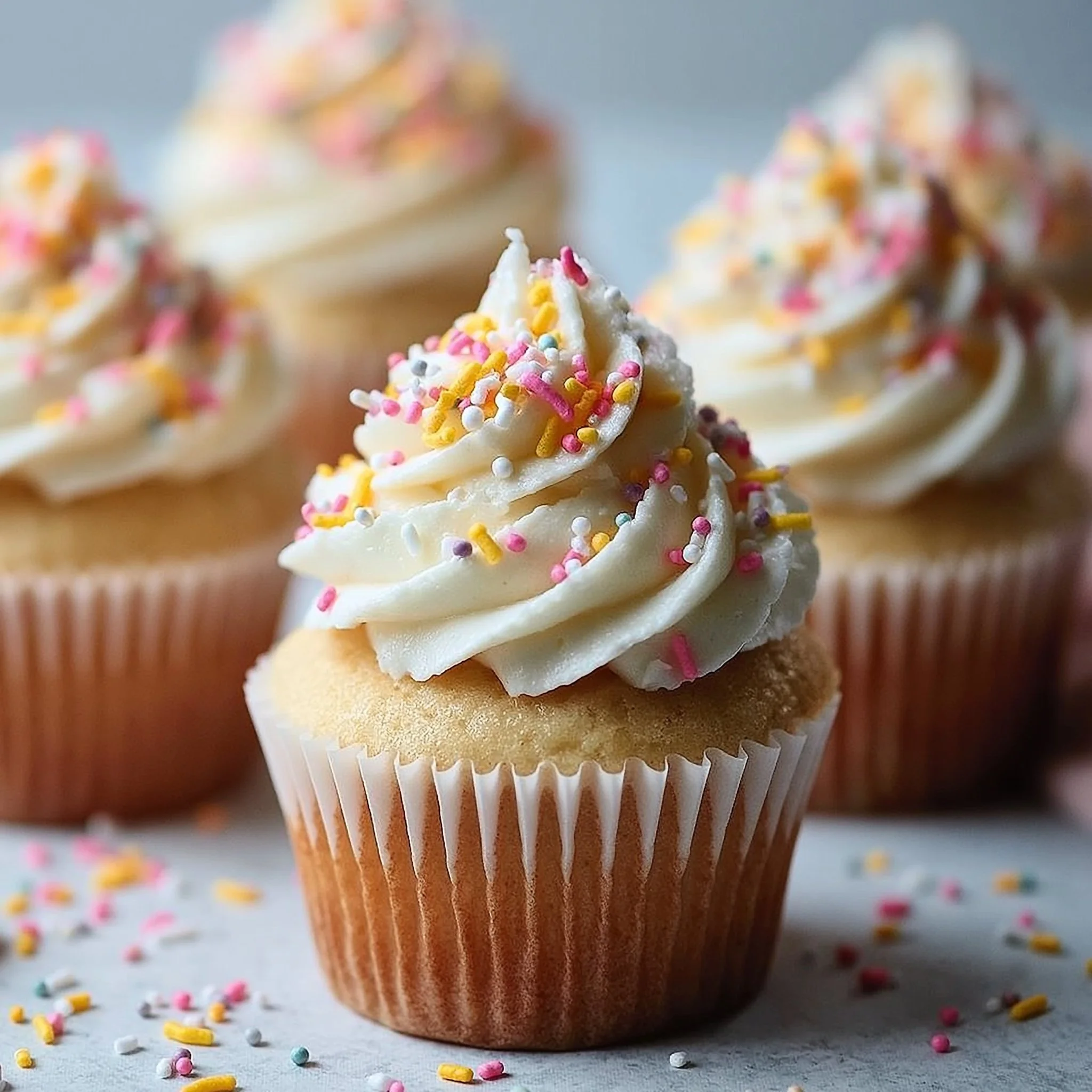 Cupcakes de Plátano con Sabor a Batido