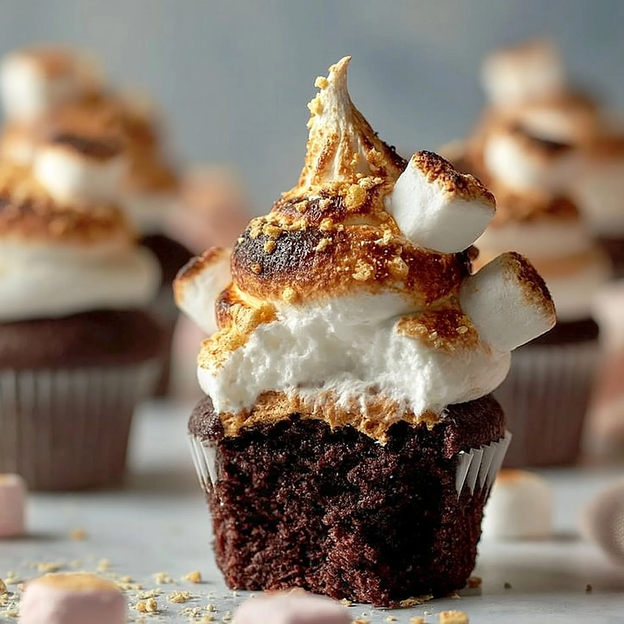 Cupcakes de S’mores Caseros