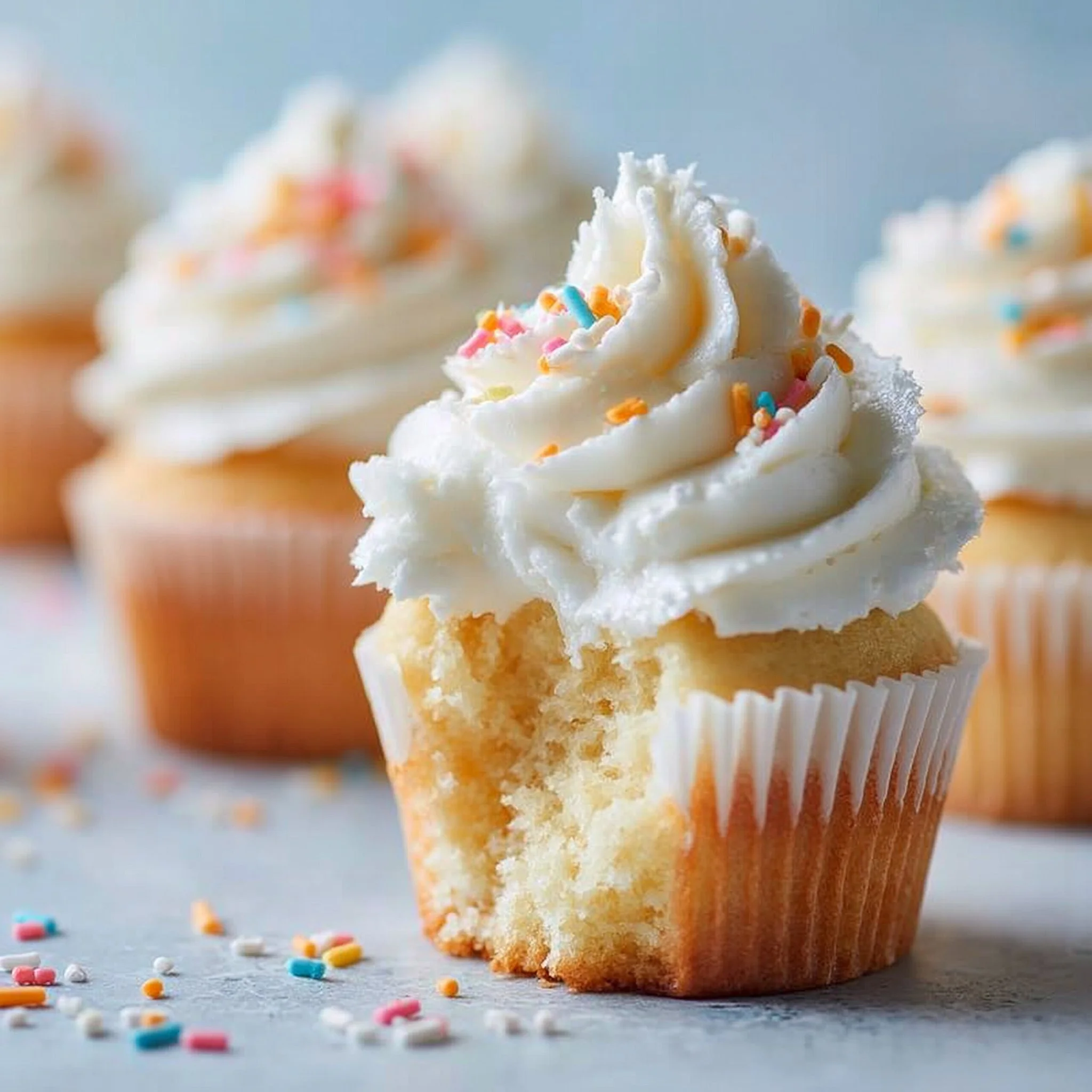 Cupcakes de vainilla