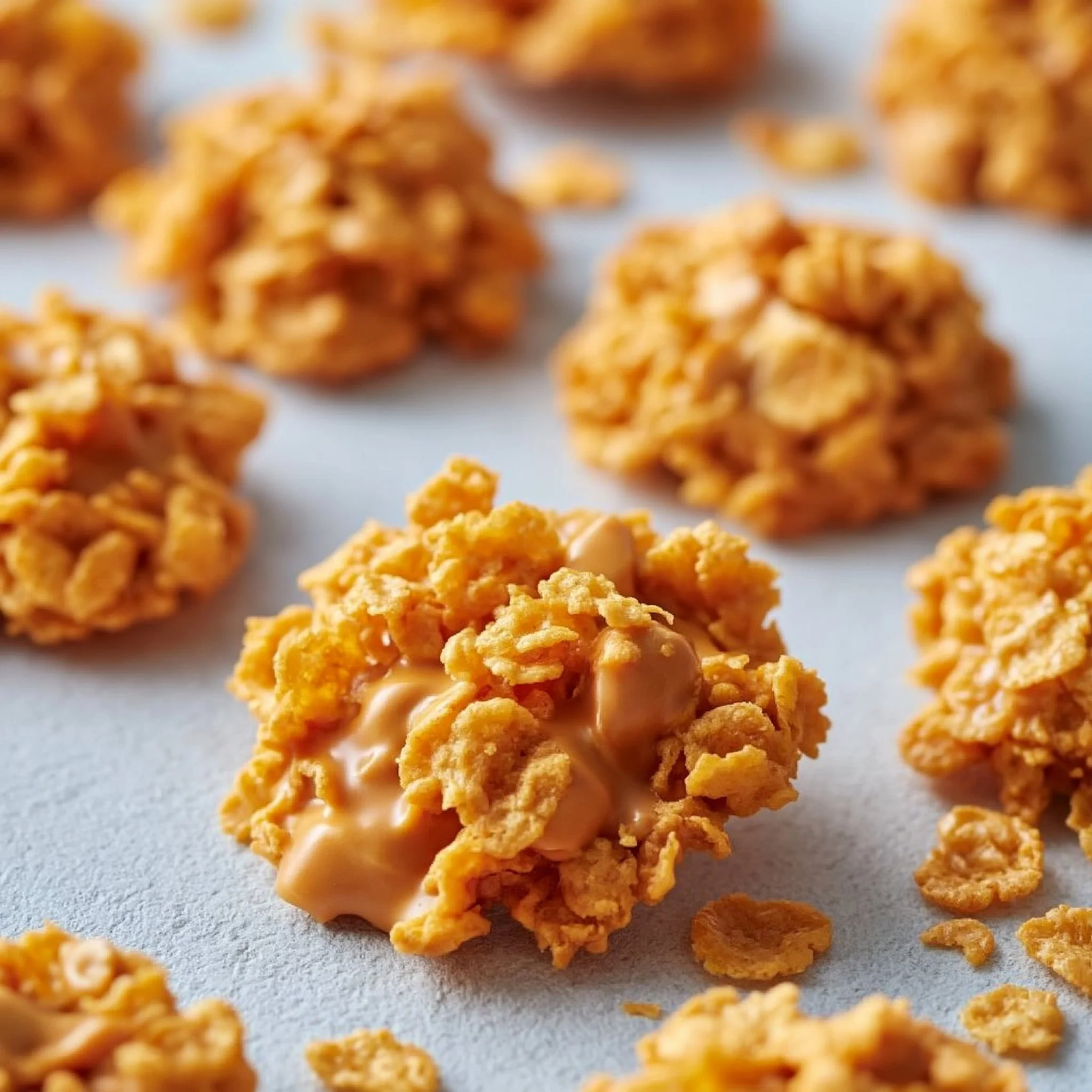 Galletas de Mantequilla de Cacahuate y Cornflakes