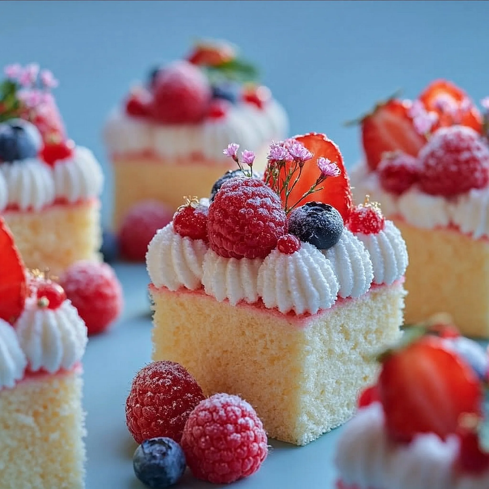Mini Pasteles de Nube