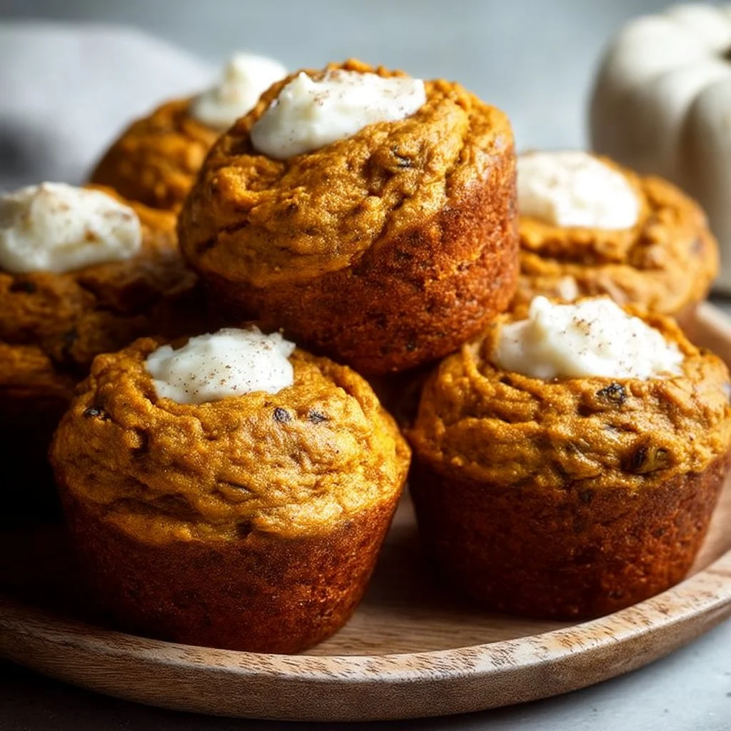 Muffins de Calabaza y Plátano