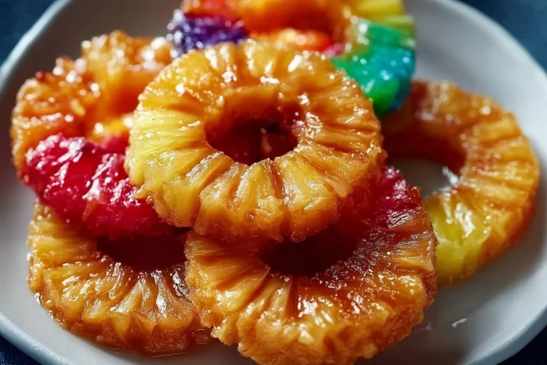 Deliciosa piña dulce fresca en una mesa de frutas tropicales