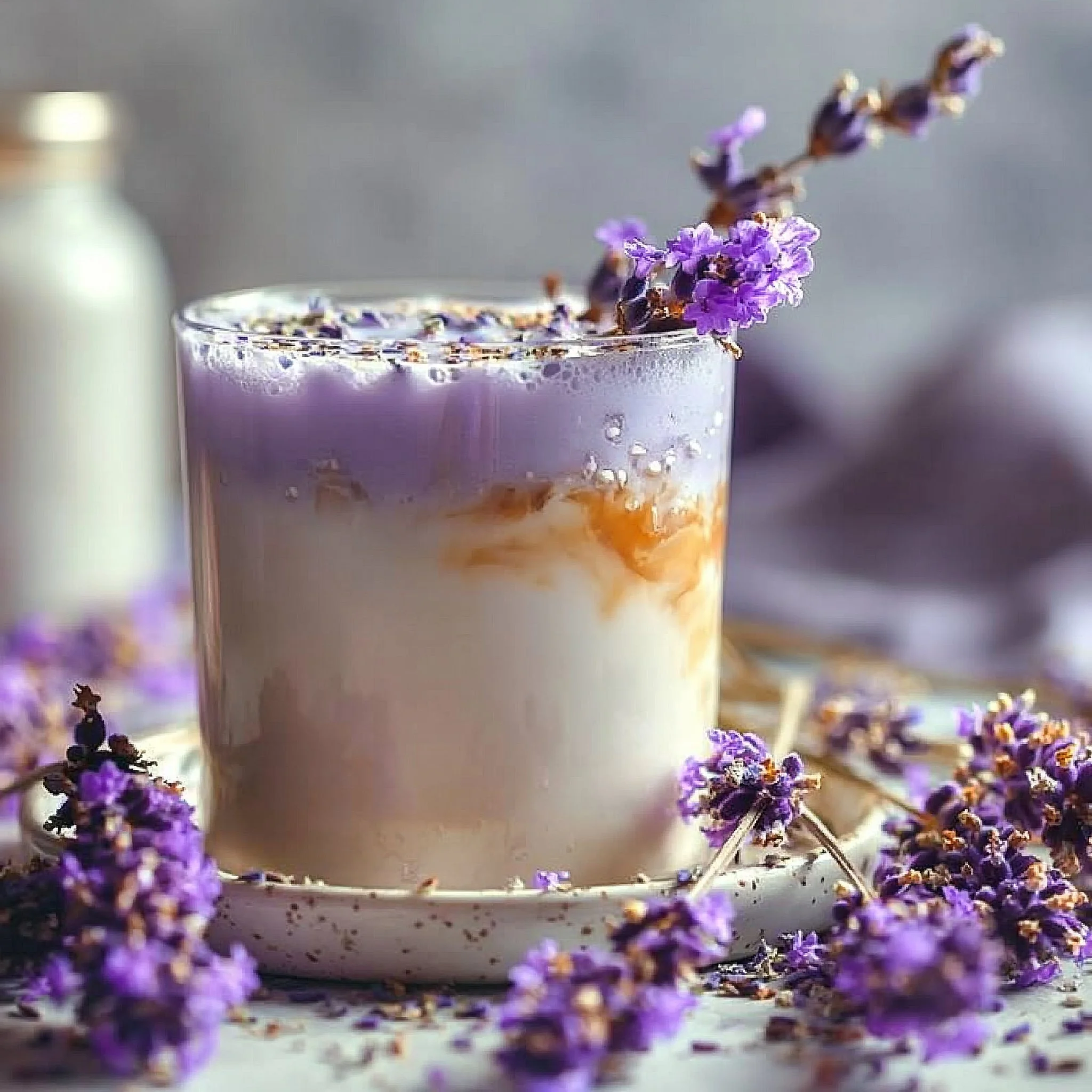 Té de Leche de Lavanda