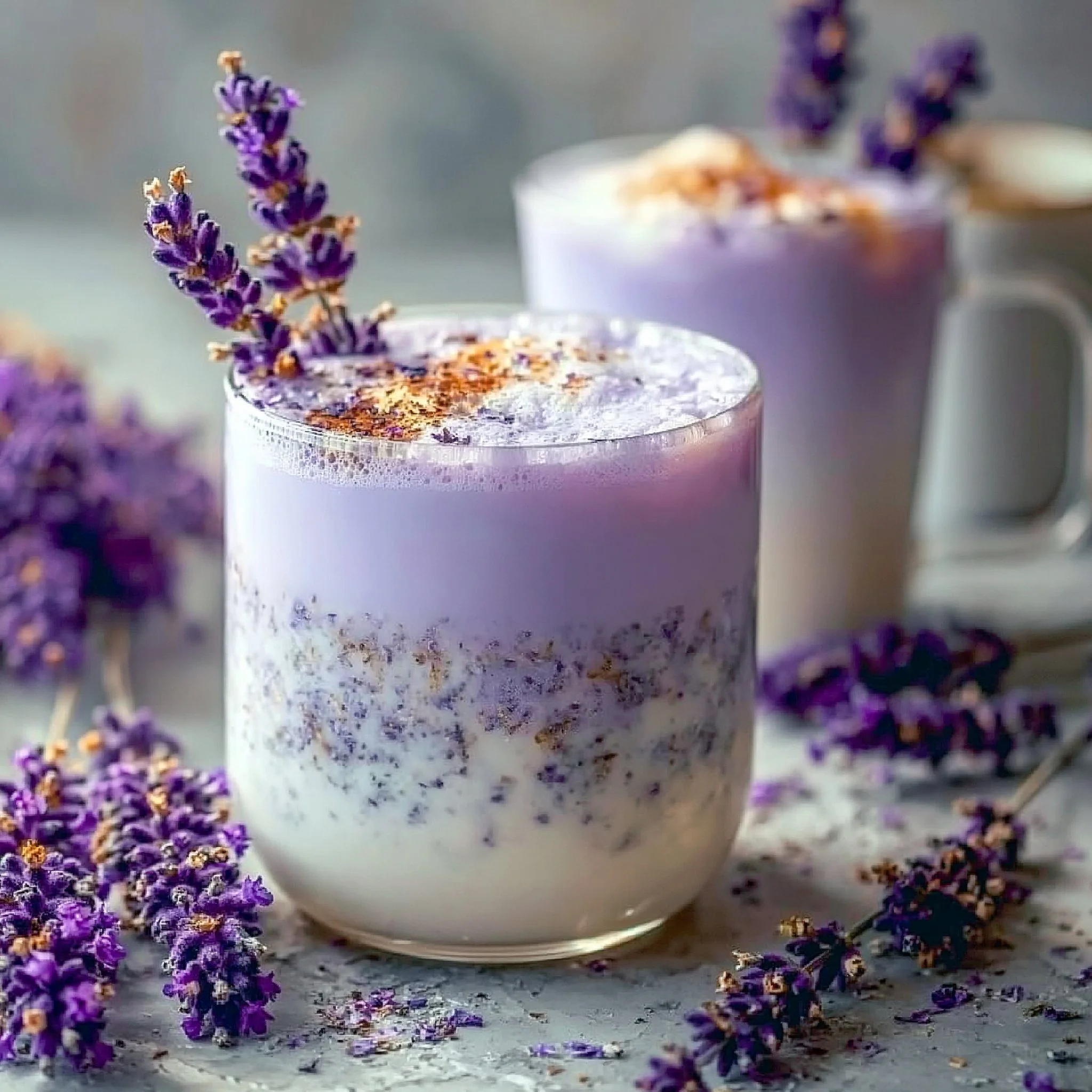 Té de Leche de Lavanda
