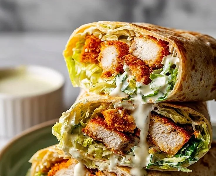 Wrap de Pollo César Crujiente