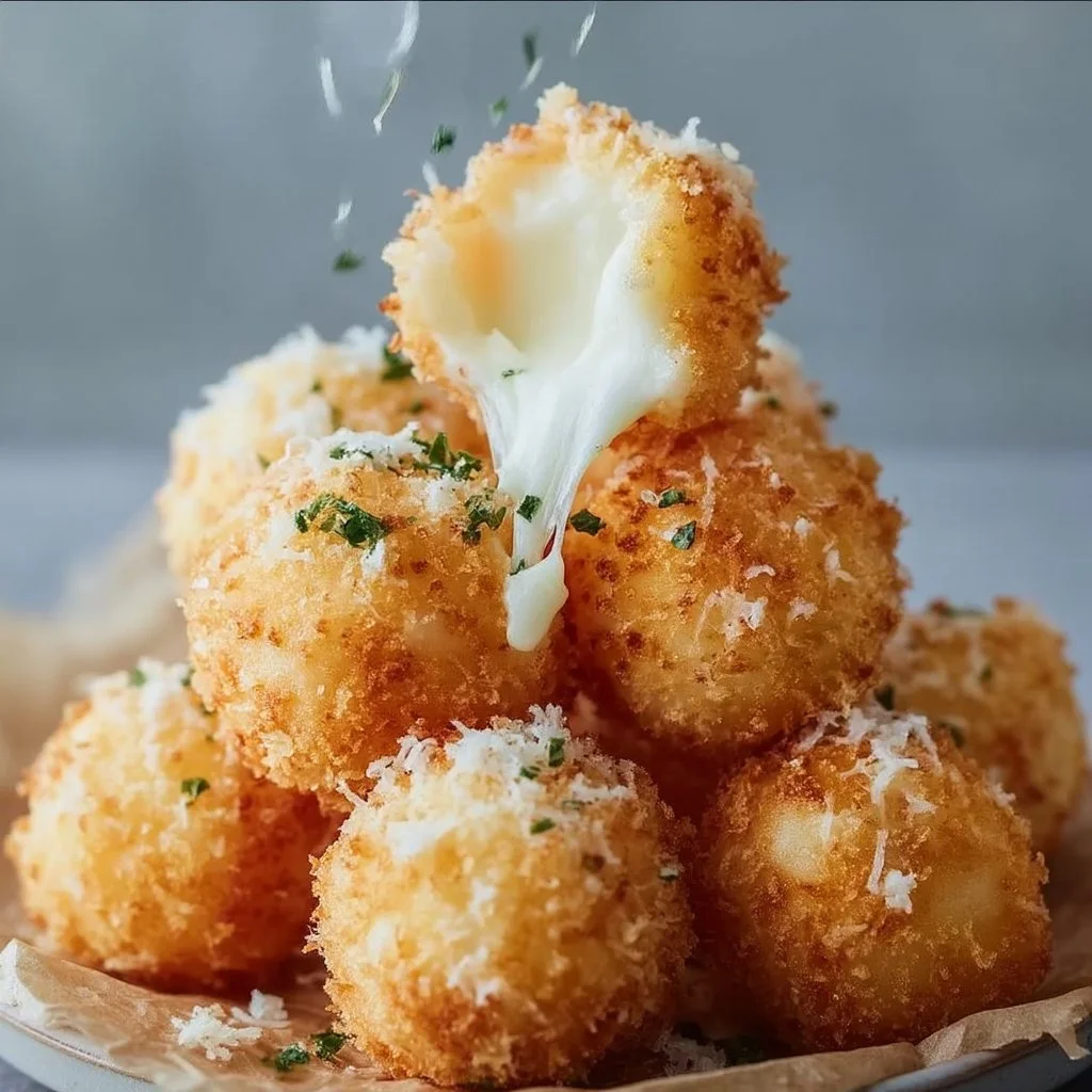 Bolas de Mozzarella en Freidora de Aire