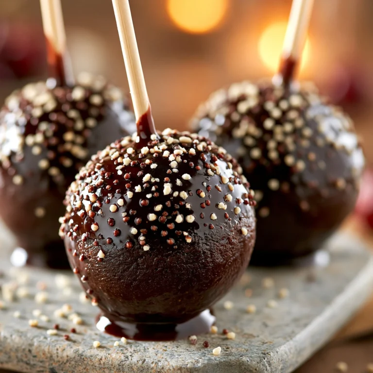 Bolitas de pastel de brownie listas para disfrutar, perfectas para un postre dulce.