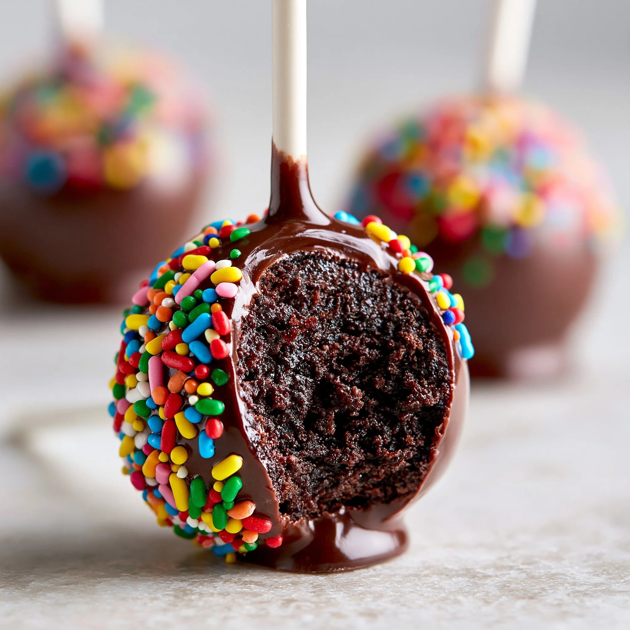 Bolitas de Pastel de Brownie