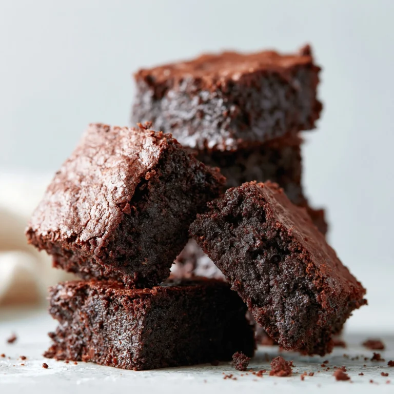 Brownies de plátano saludables frescos y decorados en un plato