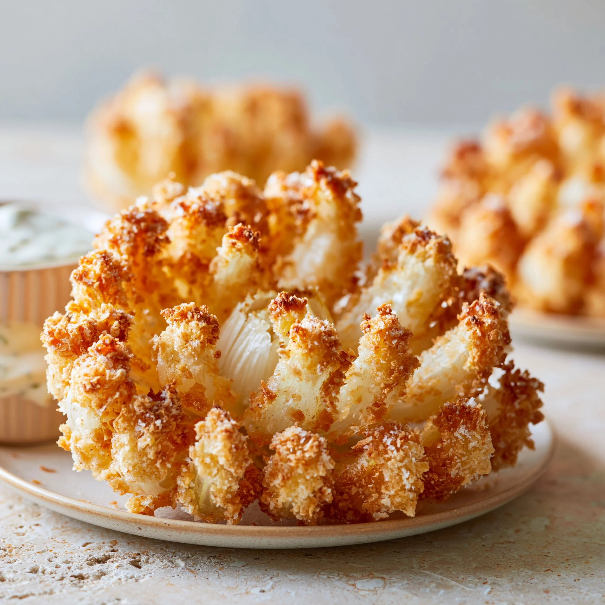 Crispy Mini Blooming Onions in Air Fryer