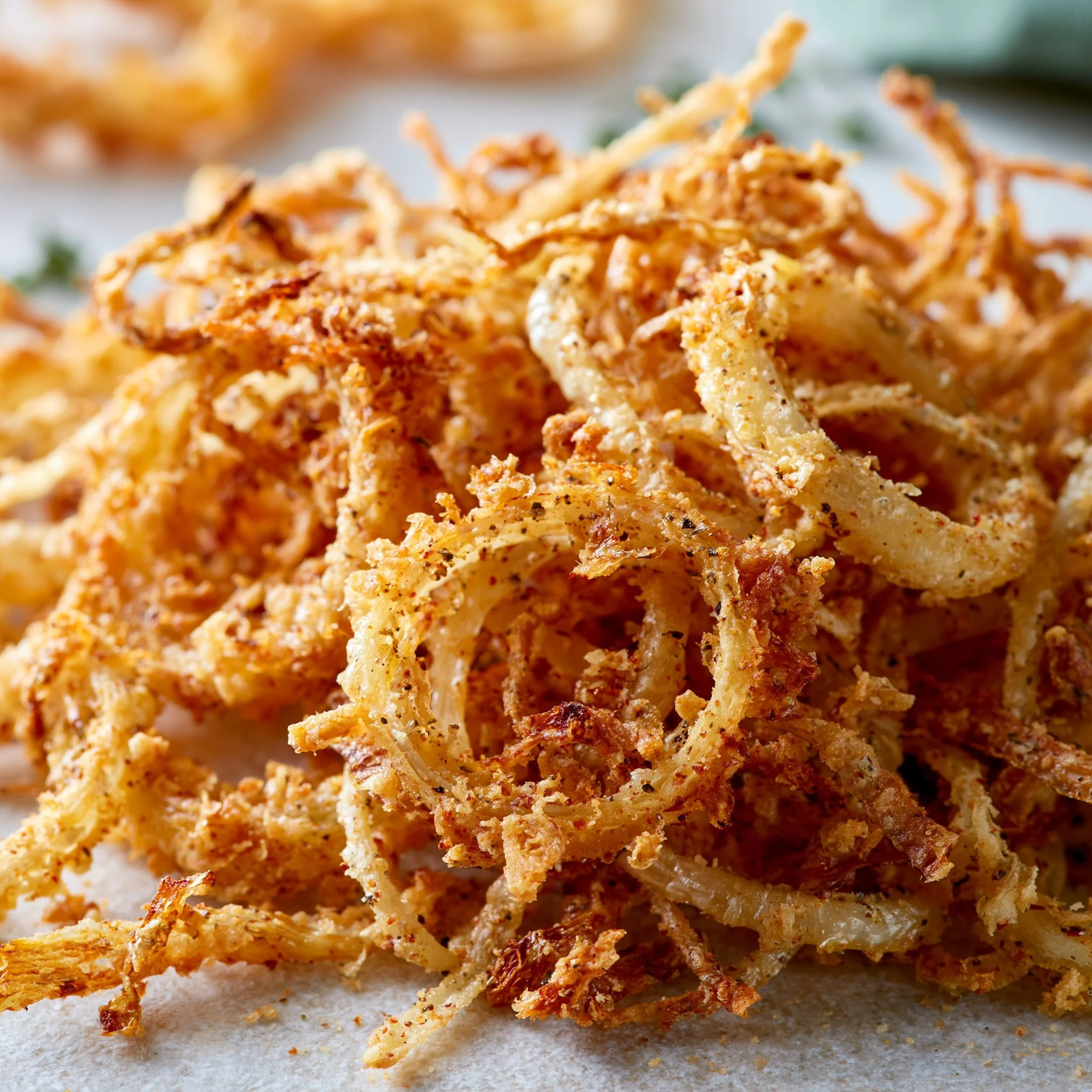 Crispy onions in air fryer
