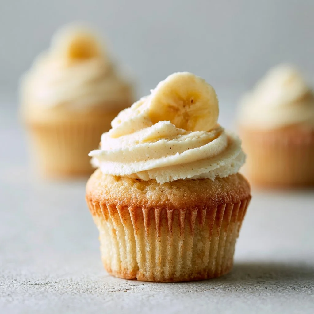 Cupcakes de Batido de Banana