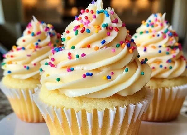 Cupcakes de Batido de Plátano