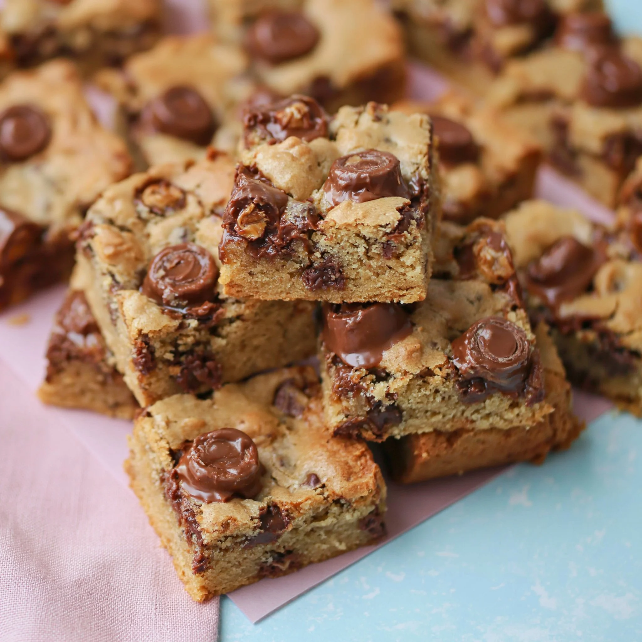 Barritas de Galleta con Chocolate y Rolo