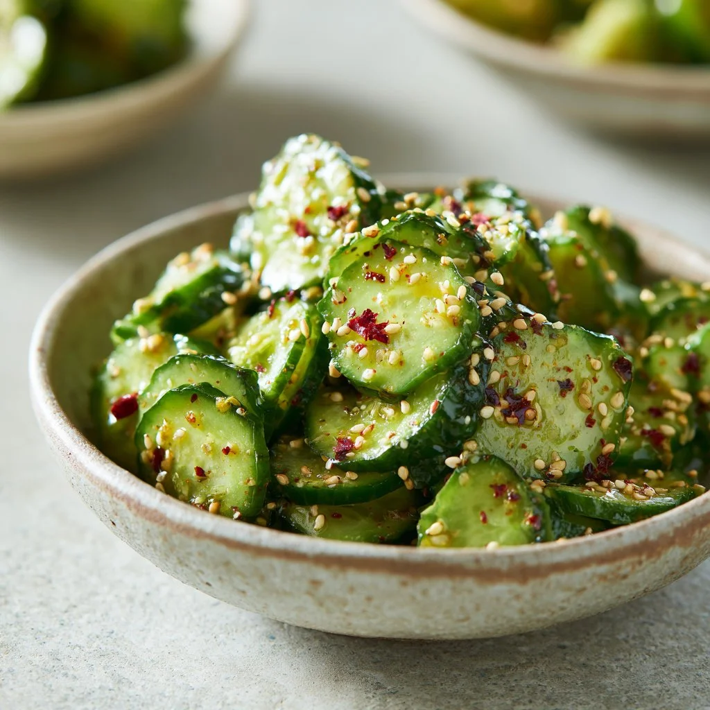 Ensalada de Pepino Asiática
