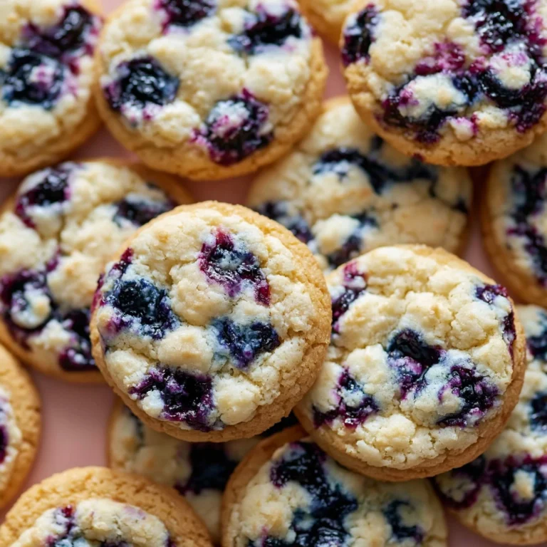 Galletas de queso crema con arándano, un irresistible dulce para disfrutar.