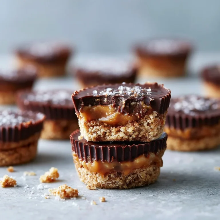 Receta saludable de Twix Cups con ingredientes nutritivos y deliciosos
