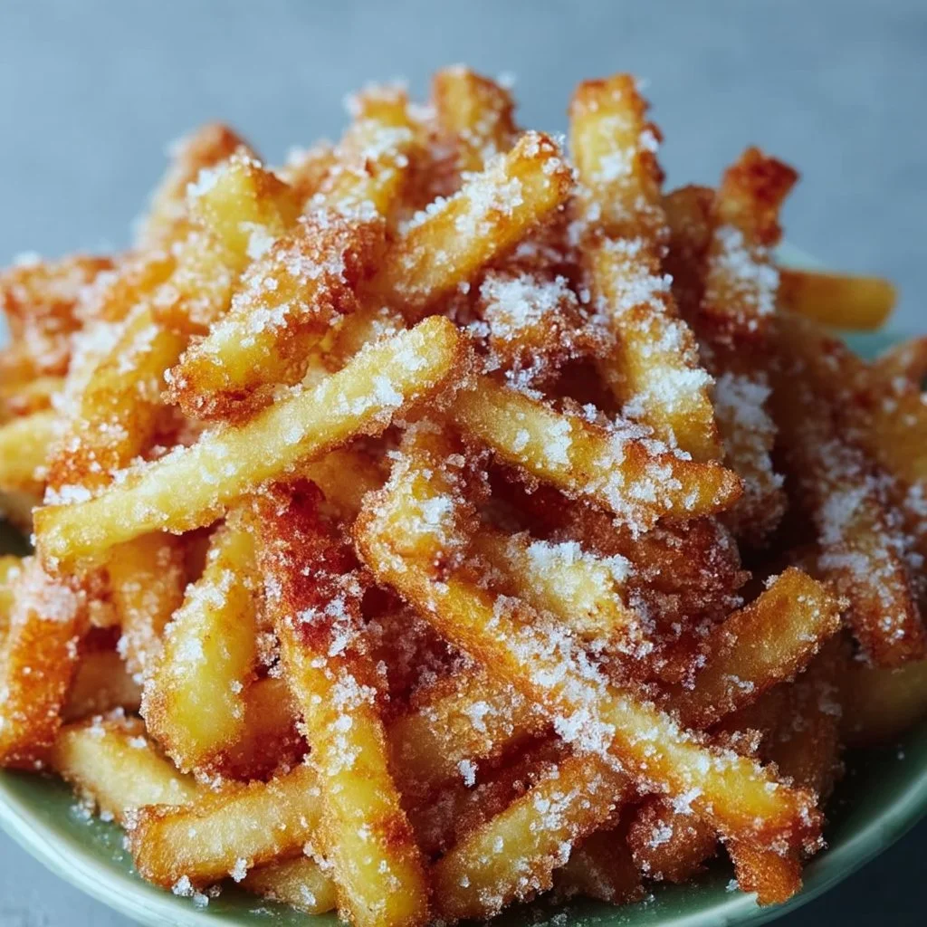 Fritas de Manzana en Freidora de Aire