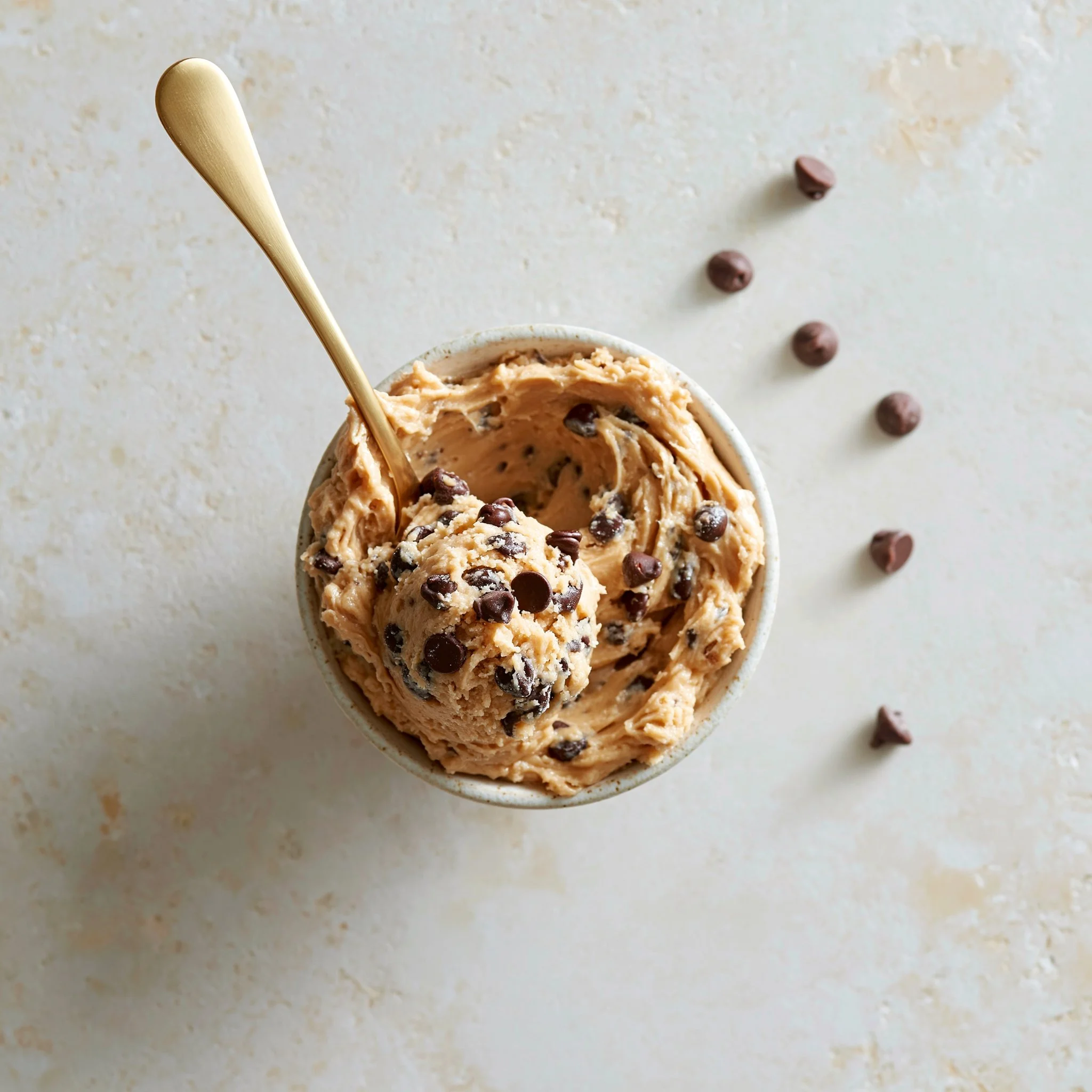 Masa de Galleta de Chocolate Sin Hornear para Uno