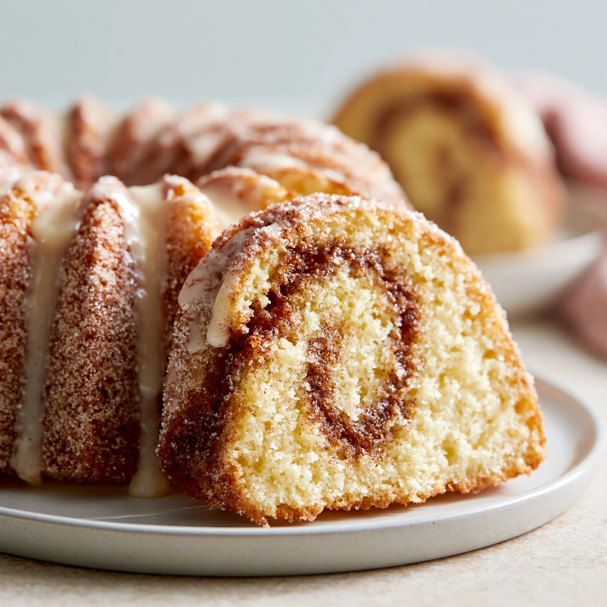 Pastel Bundt de Canela en Espiral