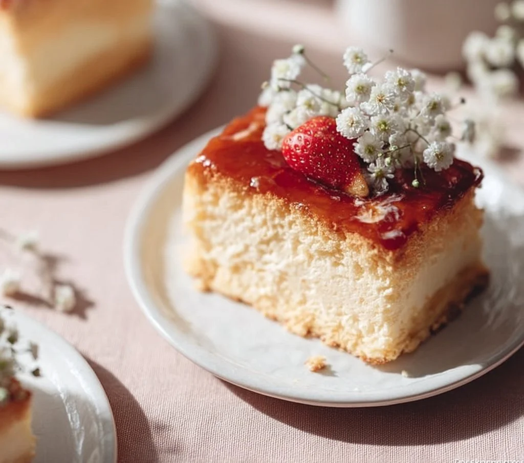 Pastel de yogur cremoso de 3 ingredientes