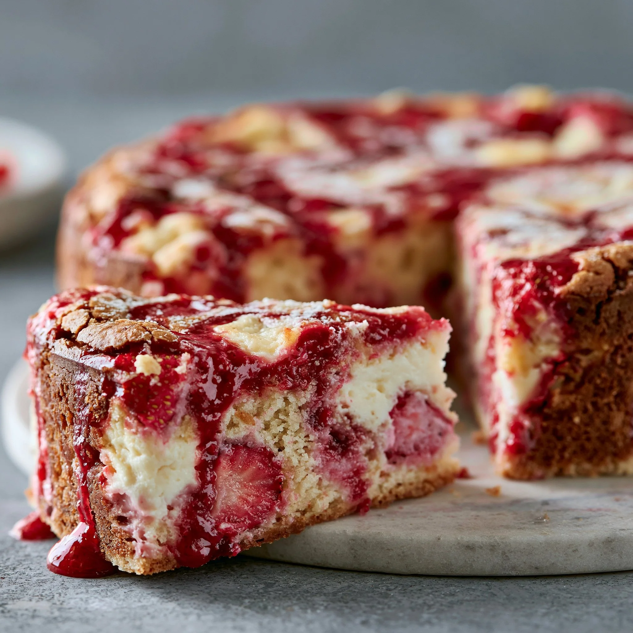 Pastel Terremoto de Fresa
