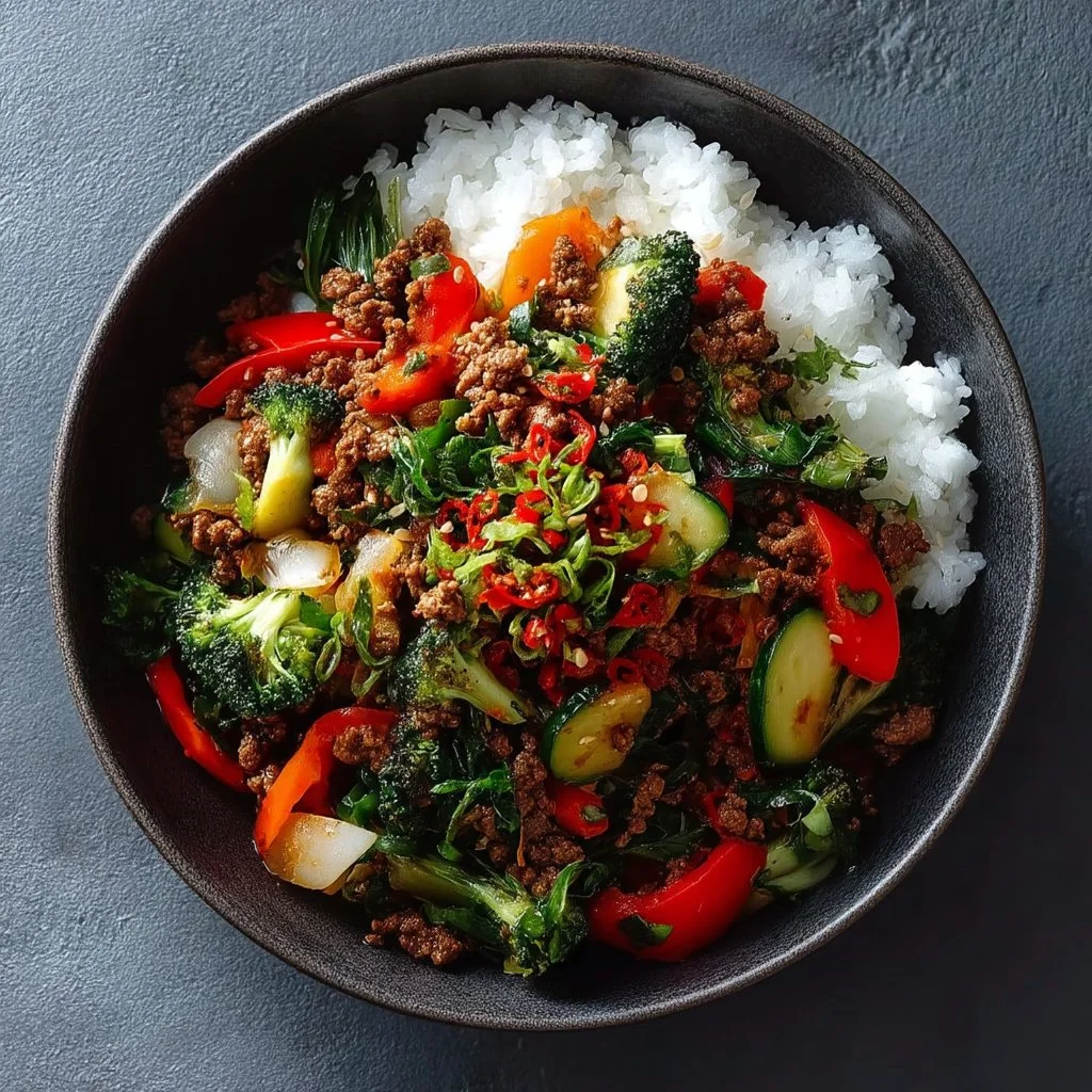 Salteado Picante de Carne Molida
