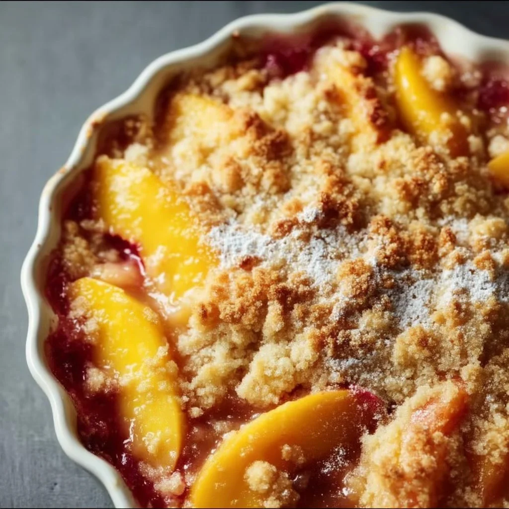 Cobbler de Durazno Sin Azúcar