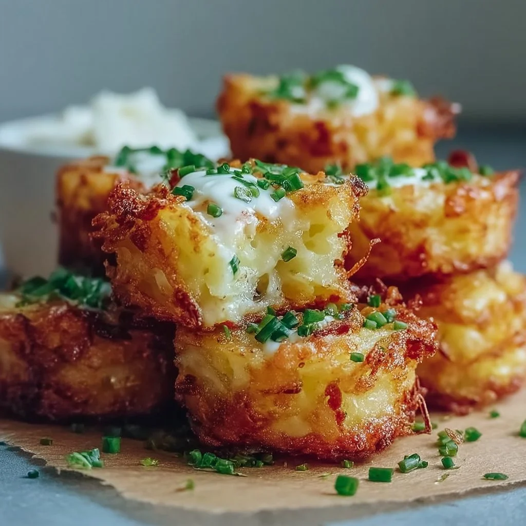 Bocaditos de Hashbrown Cargados