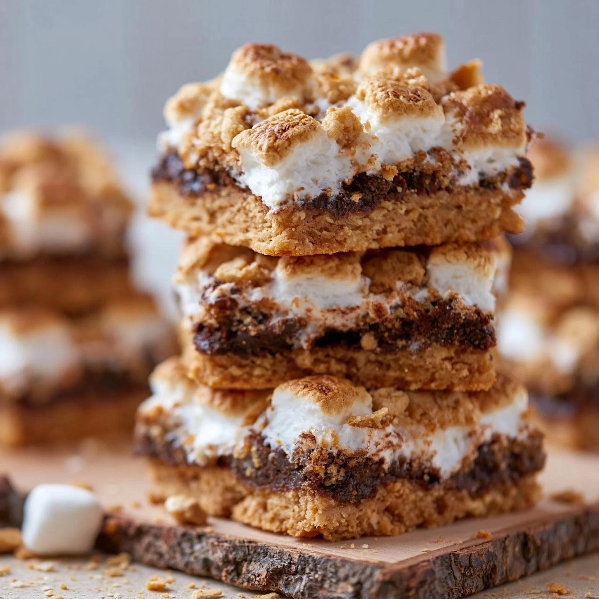 Barras de Galletas S'mores
