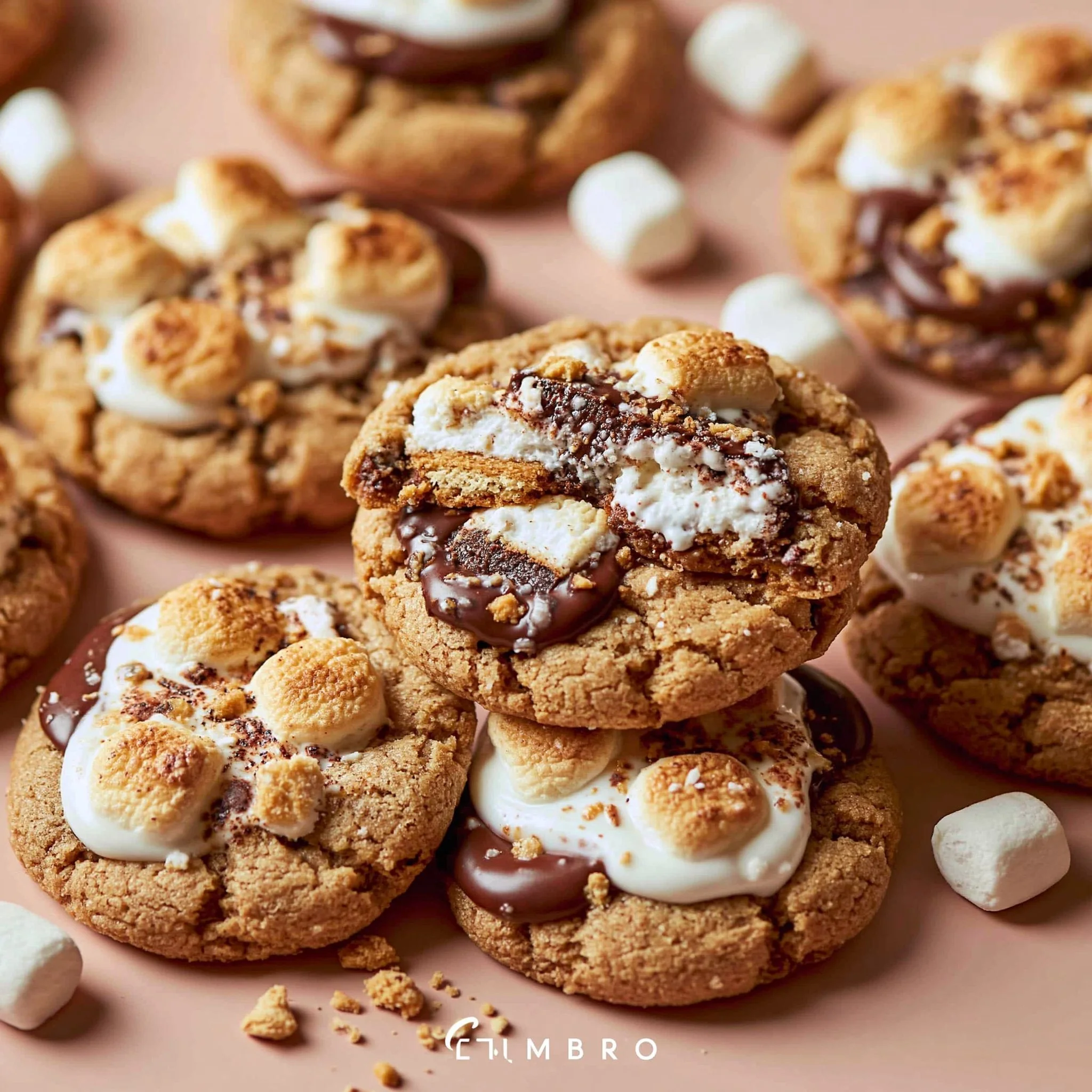 Galletas Caseras de S’mores al Estilo Crumbl