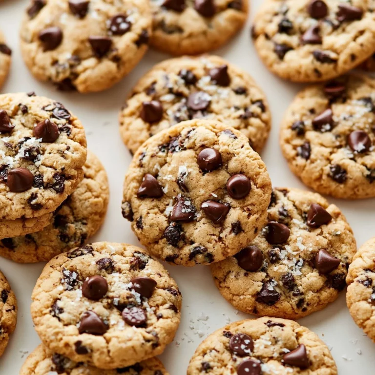 Galletas de chispas de chocolate recién horneadas en un plato