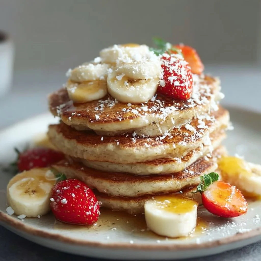 Pancakes de Plátano y Avena