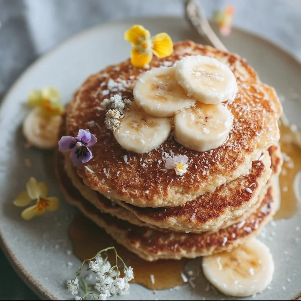 Pancakes de Plátano y Avena