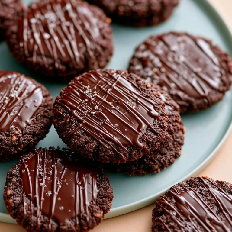 Galletas de cacao recién horneadas con leche condensada