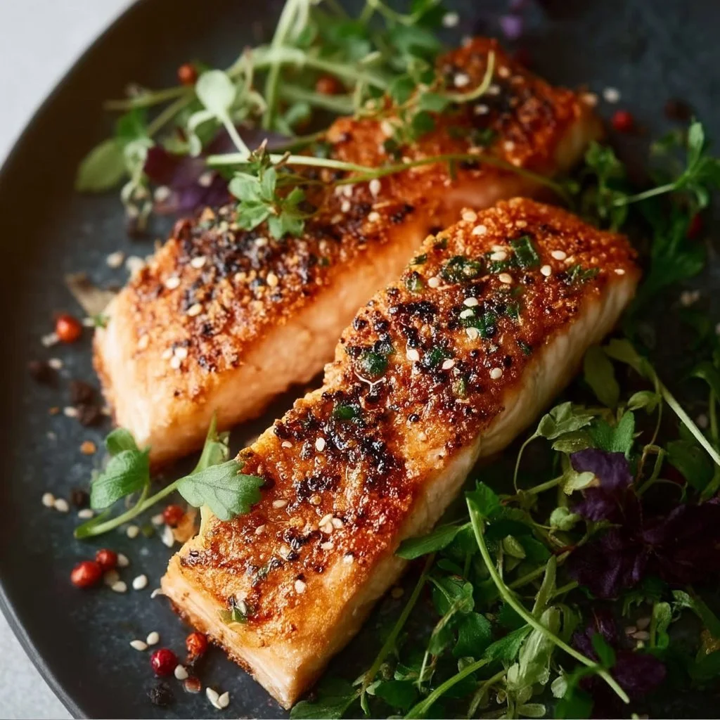 Receta de salmón en freidora de aire, saludable y fácil de preparar