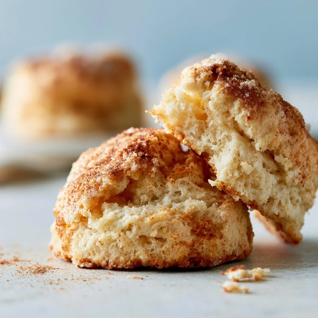 Scones de canela cálidos