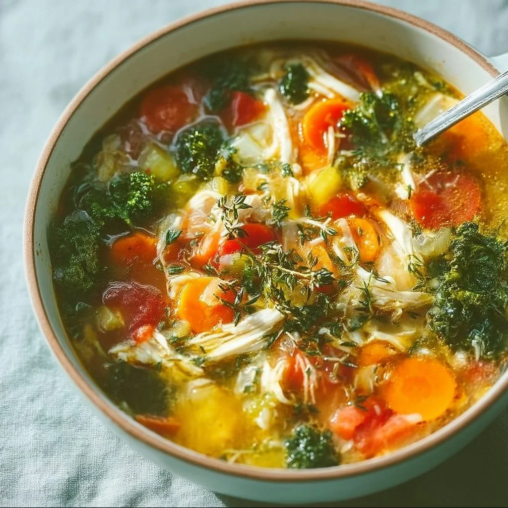 Sopa de verduras para perder peso